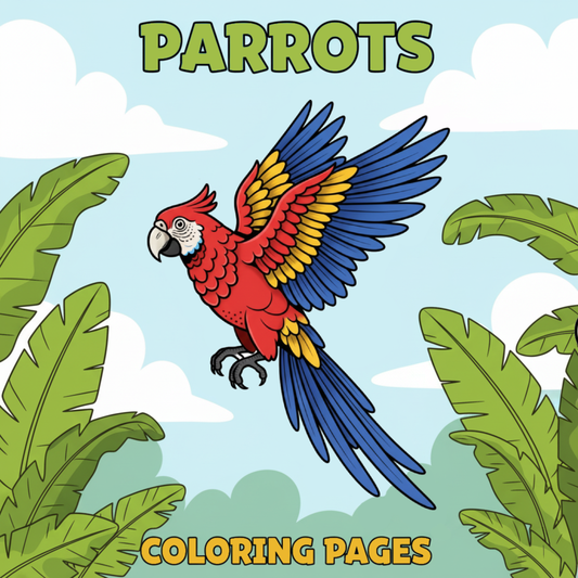 Parrot Coloring Pages