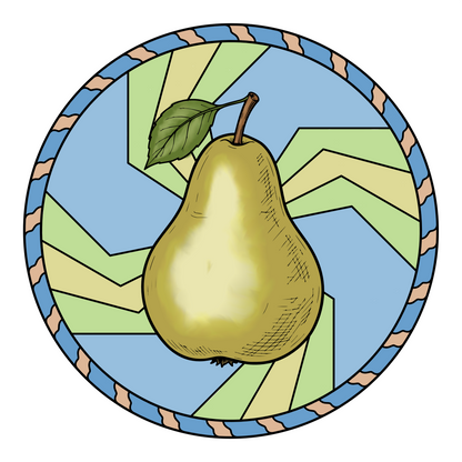 Pear Coloring Page